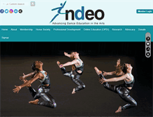 Tablet Screenshot of ndeo.org